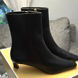 Michael Kors Sleek Black Heeled Boots